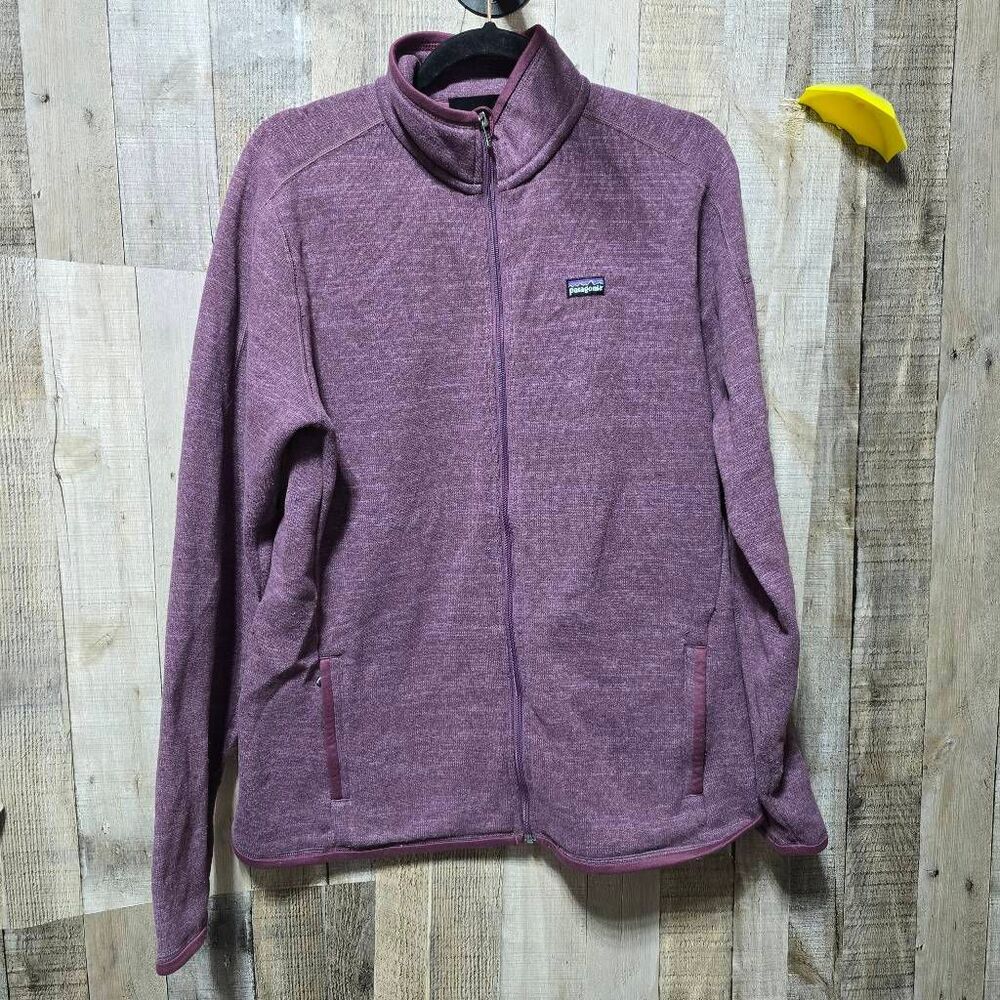 Patagonia Better Sweater Jacket Tyrian Purple XL Outdoor Fall Winter Trendy - Picture 2 of 7